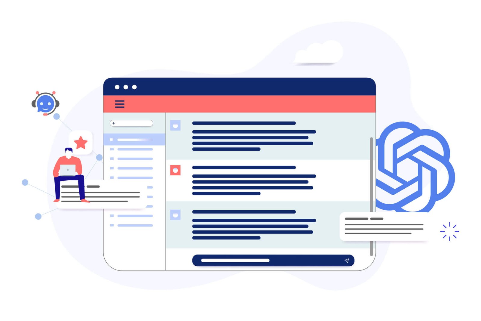 Creating and optimizing website texts, FAQs and more with ChatGPT