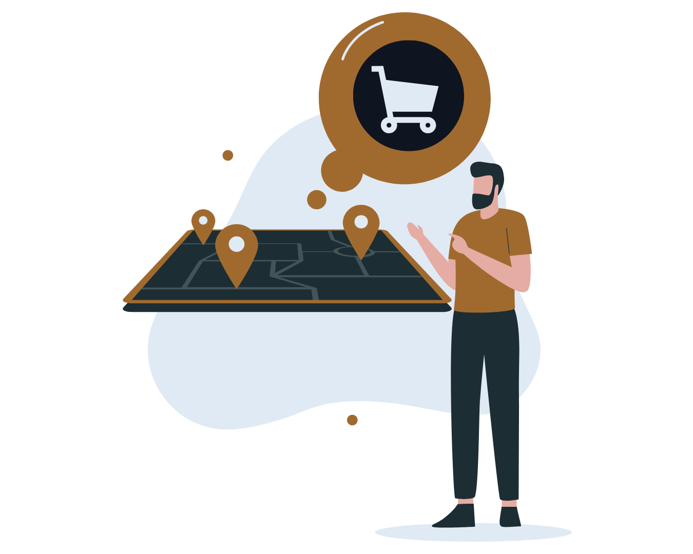 How users actually use local search queries to find local businesses